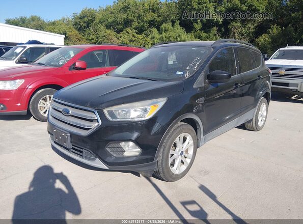 1FMCU0GD1JUD49863 2018 FORD ESCAPE Черный Передняя левая четверть