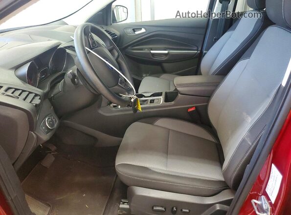 1FMCU0GD1KUB45002 2019 FORD ESCAPE Red Vista interior delantera