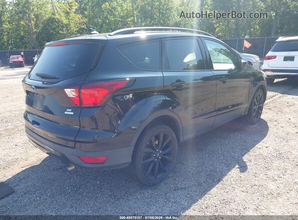 1FMCU0GD1KUC33791 2019 FORD ESCAPE Черный Задняя правая четверть