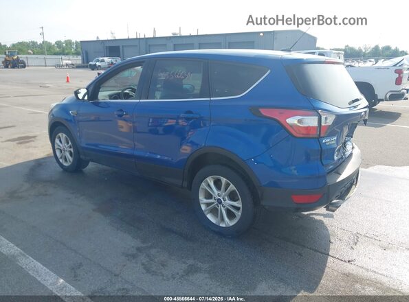 1FMCU0GD2HUD74636 2017 FORD ESCAPE Blue Rear left