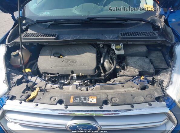 1FMCU0GD2HUD74636 2017 FORD ESCAPE Blue Rear view