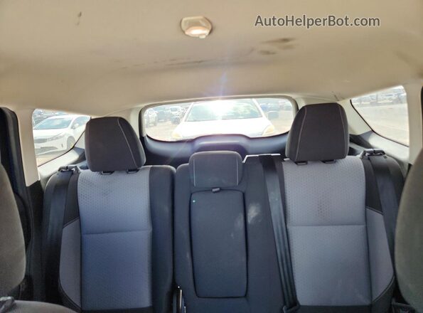 1FMCU0GD2HUE05786 2017 FORD ESCAPE Blue Rear seats view