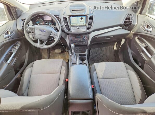 1FMCU0GD2HUE05786 2017 FORD ESCAPE Blue Dashboard view