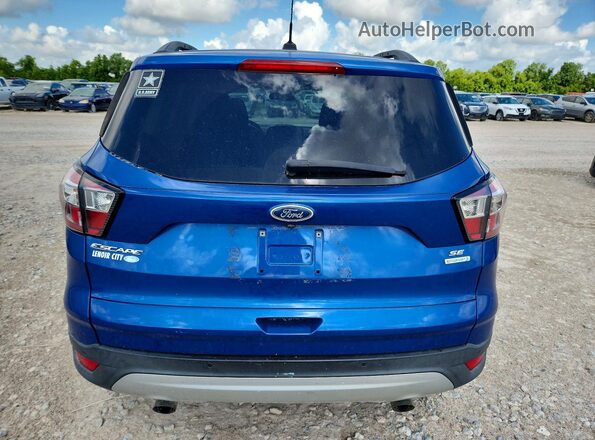 1FMCU0GD2HUE05786 2017 FORD ESCAPE Blue Rear view