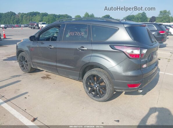 1FMCU0GD2HUE66703 2017 FORD ESCAPE Gray Rear left