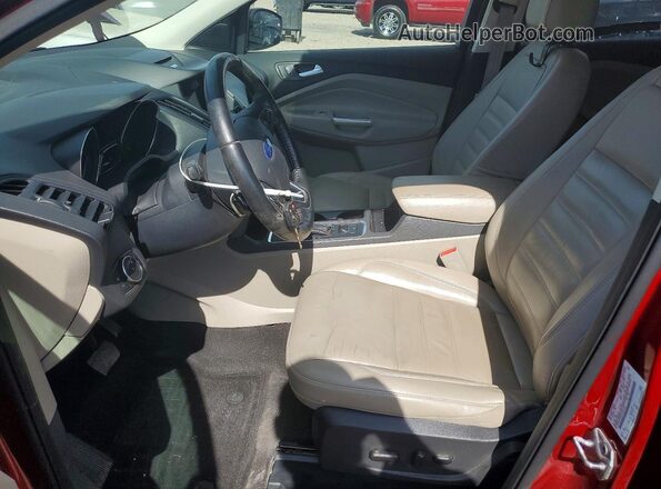 1FMCU0GD2HUE84330 2017 FORD ESCAPE Red Vista interior delantera