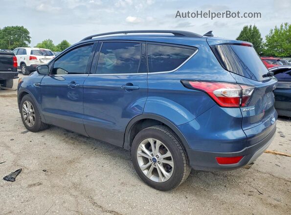 1FMCU0GD2JUA52018 2018 FORD ESCAPE Blue Trasero izquierdo