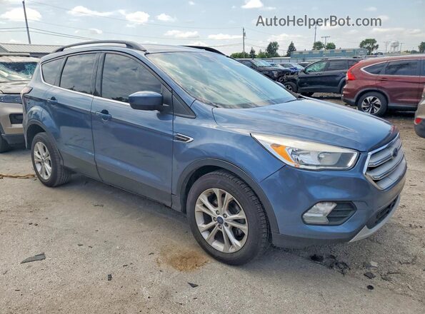 1FMCU0GD2JUA52018 2018 FORD ESCAPE Blue Delantero derecho