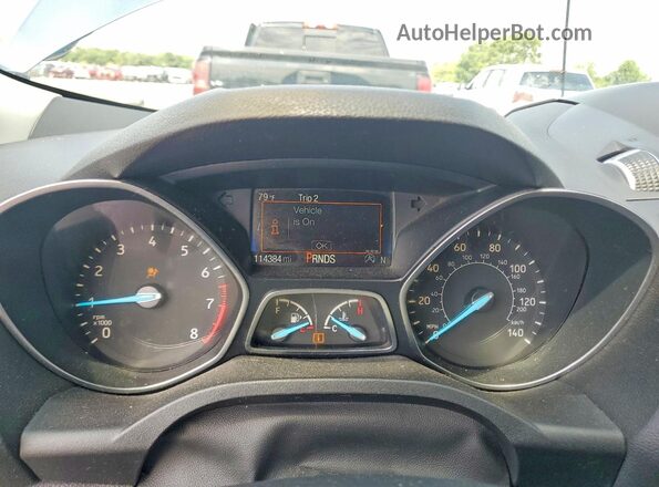 1FMCU0GD2JUA52018 2018 FORD ESCAPE Blue Vista del cuadro de instrumentos