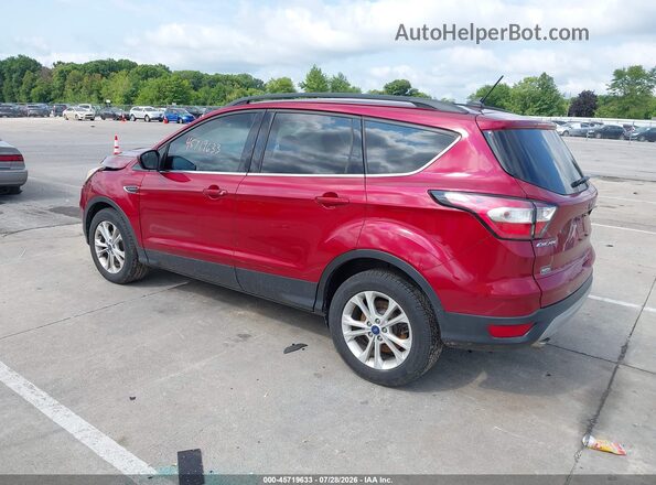 1FMCU0GD2JUA79428 2018 FORD ESCAPE Red Задня ліва чверть