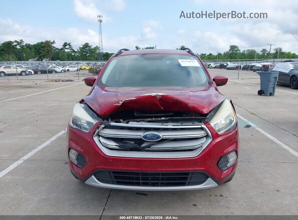 1FMCU0GD2JUA79428 2018 FORD ESCAPE Red Вид щитка приладів