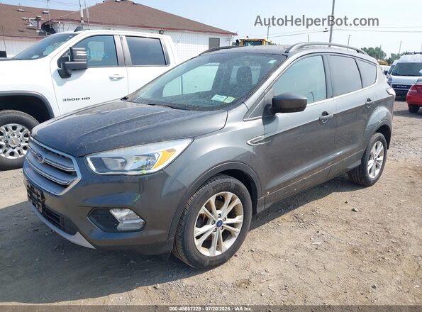 1FMCU0GD2JUA88288 2018 FORD ESCAPE Gray Przód lewy