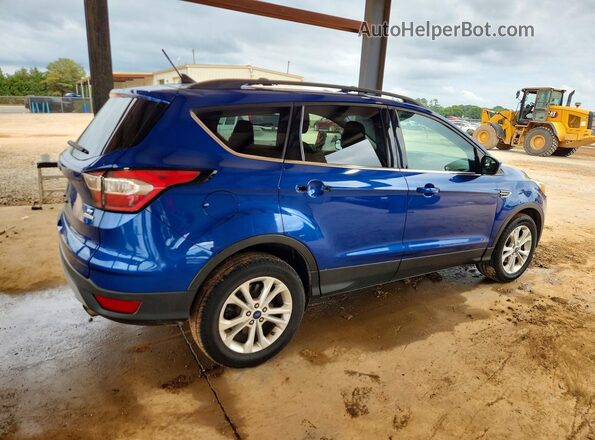1FMCU0GD2JUB03355 2018 FORD ESCAPE Синий Задняя правая четверть