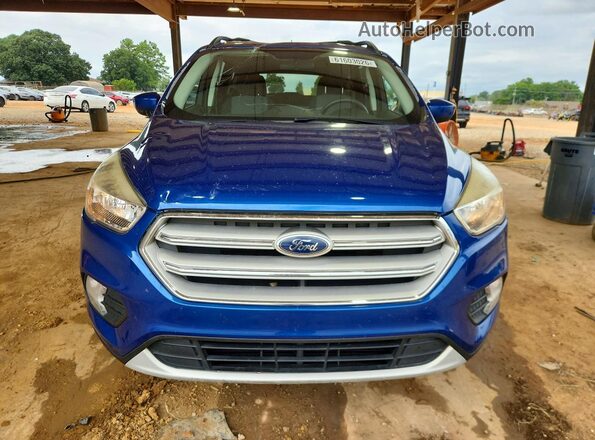 1FMCU0GD2JUB03355 2018 FORD ESCAPE Синий Вид спереди
