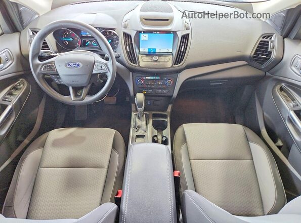 1FMCU0GD2JUB03355 2018 FORD ESCAPE Синий Вид панели приборов