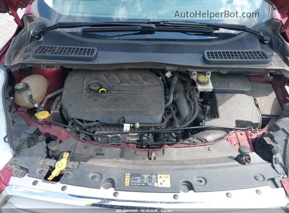 1FMCU0GD2JUB35707 2018 FORD ESCAPE Red Vista trasera