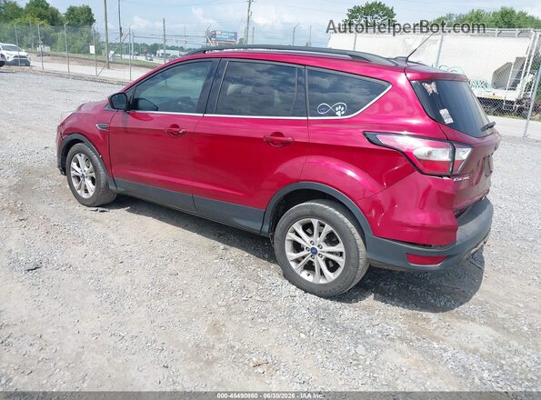 1FMCU0GD2JUB35707 2018 FORD ESCAPE Red Trasero izquierdo