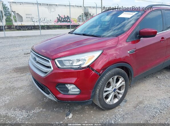 1FMCU0GD2JUB35707 2018 FORD ESCAPE Red Vista frontal