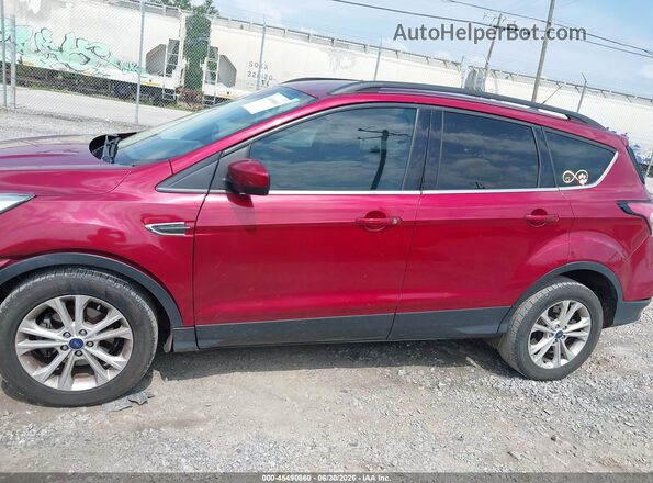 1FMCU0GD2JUB35707 2018 FORD ESCAPE Red Vista interior de 360 grados
