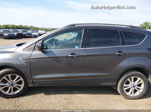 1FMCU0GD2JUB61711 2018 FORD ESCAPE Gray Widok wnętrza 360 stopni