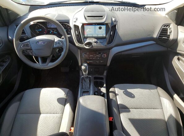1FMCU0GD2JUC04606 2018 FORD ESCAPE Blue Vista del salpicadero