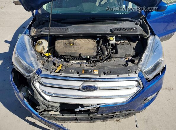 1FMCU0GD2JUC04606 2018 FORD ESCAPE Blue Vista interior trasera