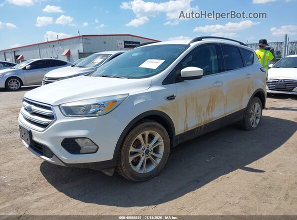 1FMCU0GD2JUC11720 2018 FORD ESCAPE White Передня ліва чверть