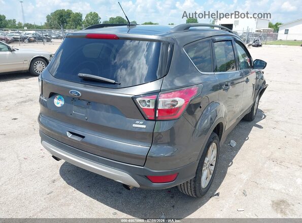 1FMCU0GD2JUC90516 2018 FORD ESCAPE Gray Tył prawy