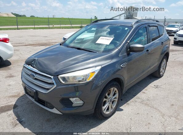 1FMCU0GD2JUC90516 2018 FORD ESCAPE Gray Przód lewy