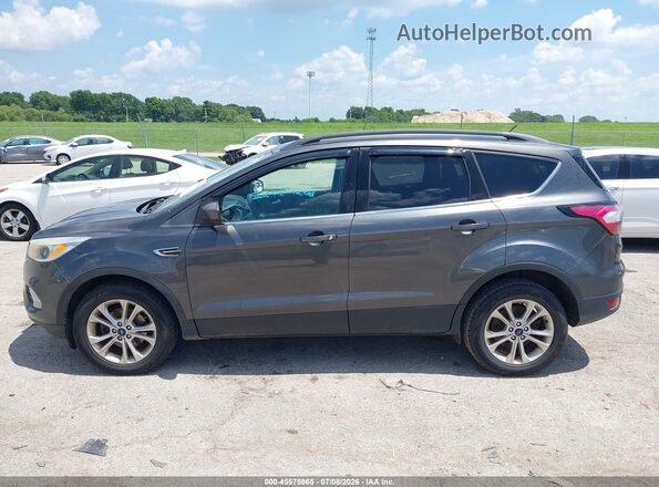1FMCU0GD2JUC90516 2018 FORD ESCAPE Gray Widok wnętrza 360 stopni