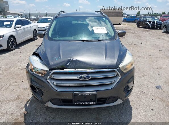1FMCU0GD2JUC90516 2018 FORD ESCAPE Gray Widok zestawu wskaźników