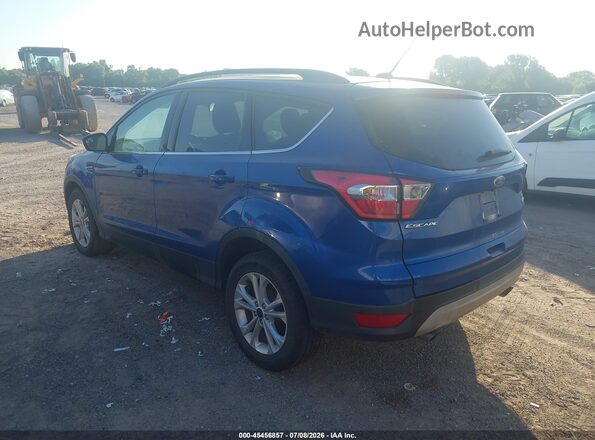 1FMCU0GD2JUD39004 2018 FORD ESCAPE Синий Задняя левая четверть