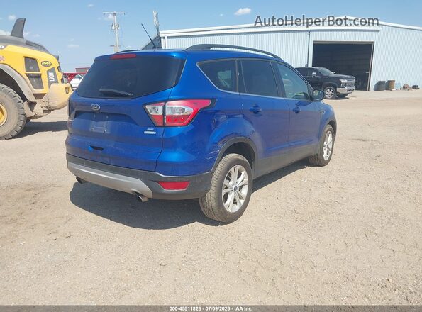 1FMCU0GD2JUD52139 2018 FORD ESCAPE Blue Задня права чверть