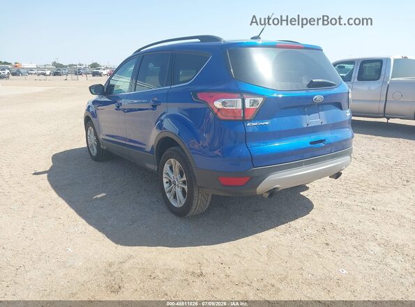 1FMCU0GD2JUD52139 2018 FORD ESCAPE Blue Задня ліва чверть