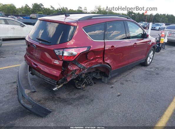 1FMCU0GD2JUD54442 2018 FORD ESCAPE Красный Задняя правая четверть