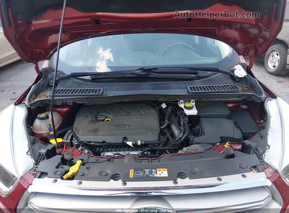 1FMCU0GD2JUD54442 2018 FORD ESCAPE Красный Вид сзади