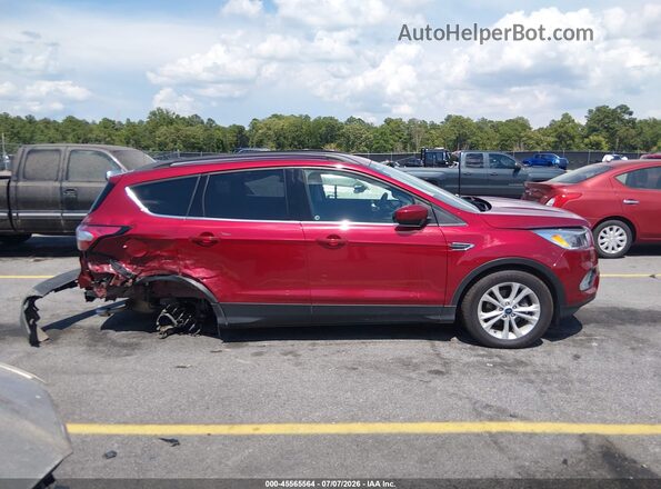 1FMCU0GD2JUD54442 2018 FORD ESCAPE Красный Вид задней части салона