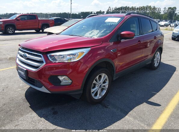 1FMCU0GD2JUD54442 2018 FORD ESCAPE Красный Передняя левая четверть