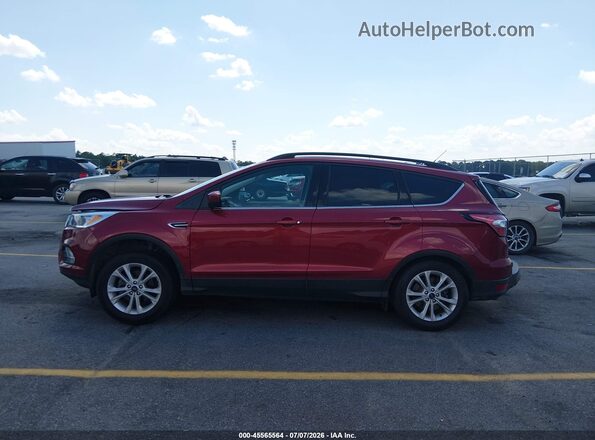 1FMCU0GD2JUD54442 2018 FORD ESCAPE Красный Панорамный вид салона 360°