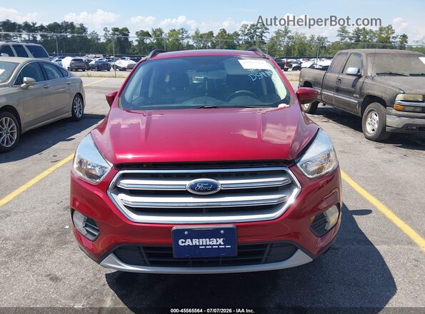 1FMCU0GD2JUD54442 2018 FORD ESCAPE Красный Вид щитка приборов