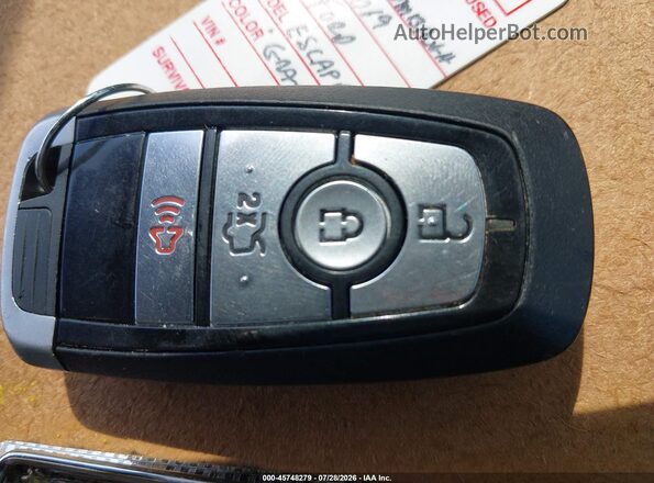 1FMCU0GD2KUA95131 2019 FORD ESCAPE Black Dashboard view