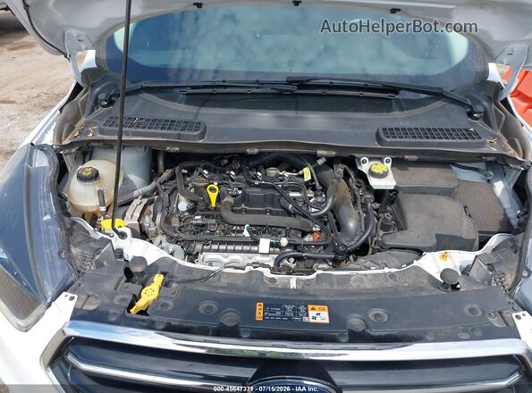 1FMCU0GD2KUB00893 2019 FORD ESCAPE White Вид ззаду