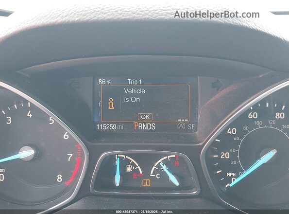 1FMCU0GD2KUB00893 2019 FORD ESCAPE White Вид задніх сидінь