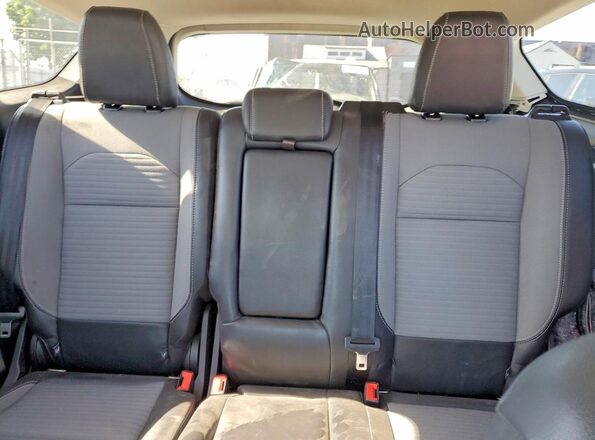 1FMCU0GD2KUB14146 2019 FORD ESCAPE Gray უკანა სავარძლების ხედი