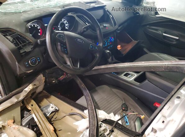 1FMCU0GD3HUA12458 2017 FORD ESCAPE Silver Dashboard view