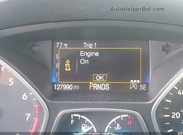 1FMCU0GD3HUA16428 2017 FORD ESCAPE Gray უკანა სავარძლების ხედი
