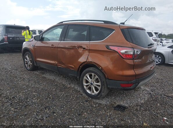 1FMCU0GD3HUA57576 2017 FORD ESCAPE Оранжевый Задняя левая четверть