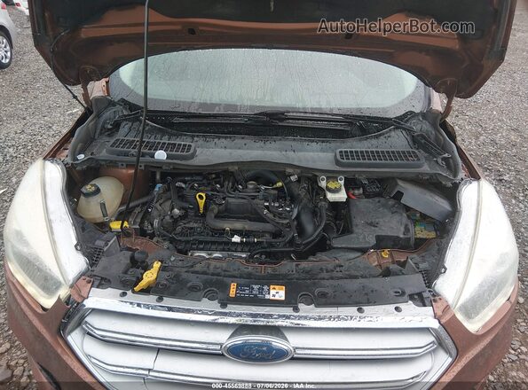 1FMCU0GD3HUA57576 2017 FORD ESCAPE Оранжевый Вид сзади