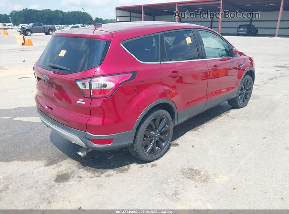1FMCU0GD3HUC21957 2017 FORD ESCAPE Красный Задняя правая четверть
