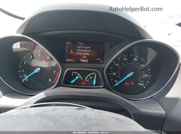 1FMCU0GD3HUD04434 2017 FORD ESCAPE Black Вид задніх сидінь